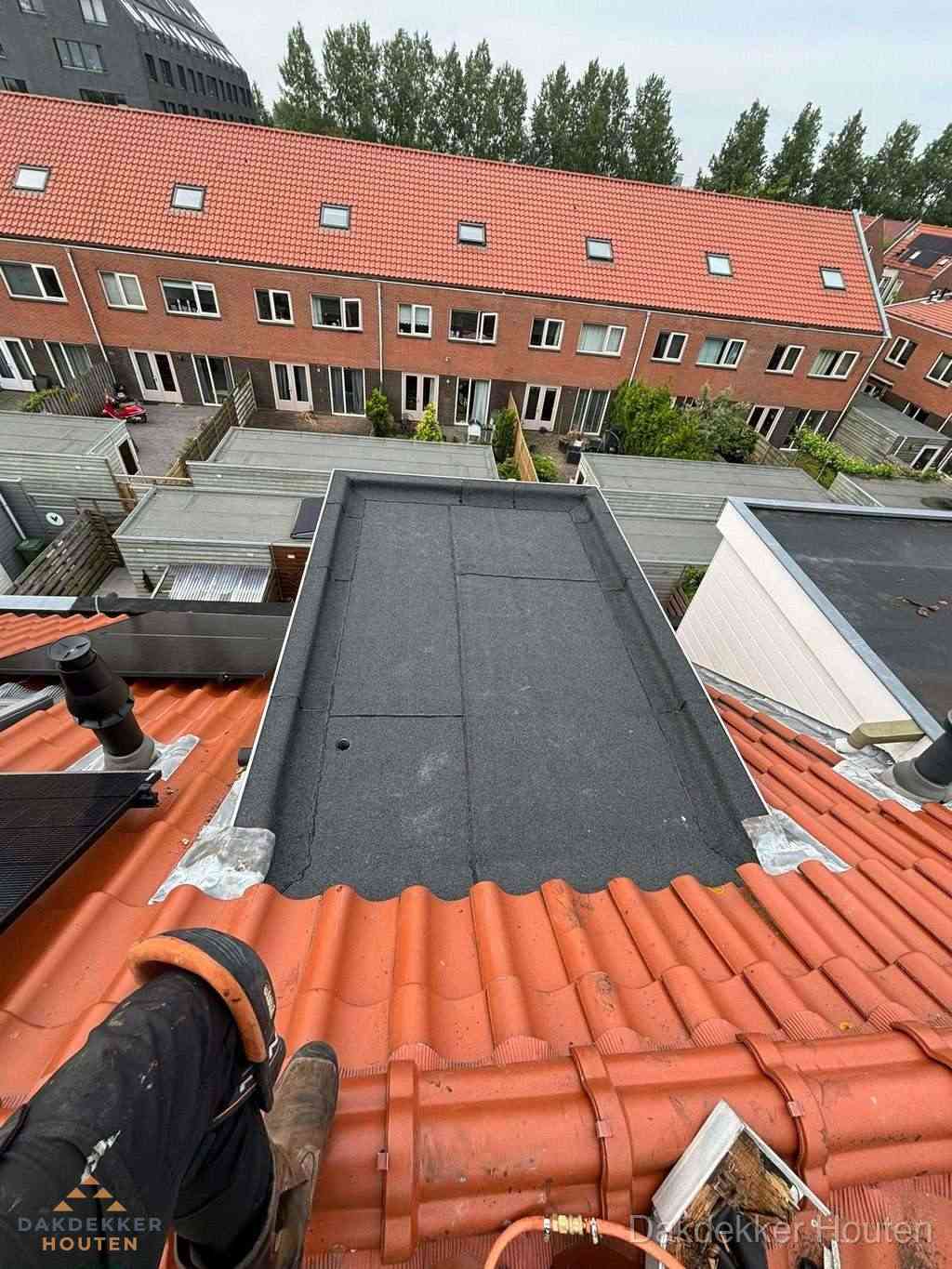 Bitumen Dak Reparatie Houten Bitumen Dak Reparatie Houten
