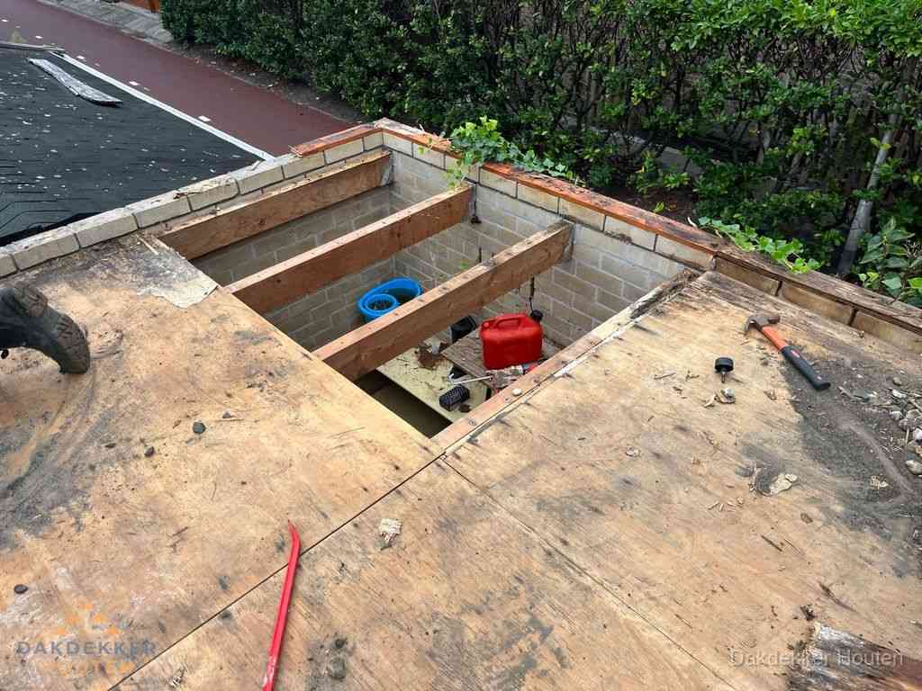 Plat Dak Vervangen Houten Plat Dak Vervangen Houten